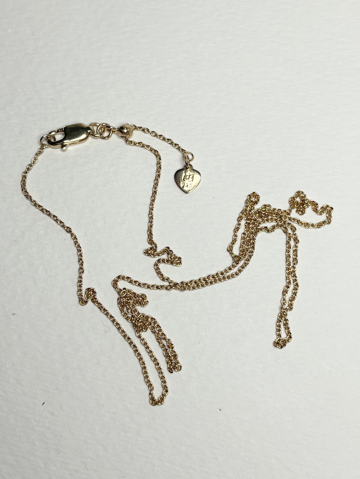 Nicole Barr 18k over Sterling Silver Vermeil Adjustable Chain 20"
