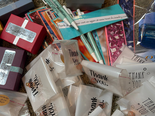 Handmade freebies and gift boxes