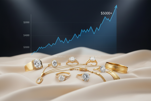 Rising gold prices in jewelry