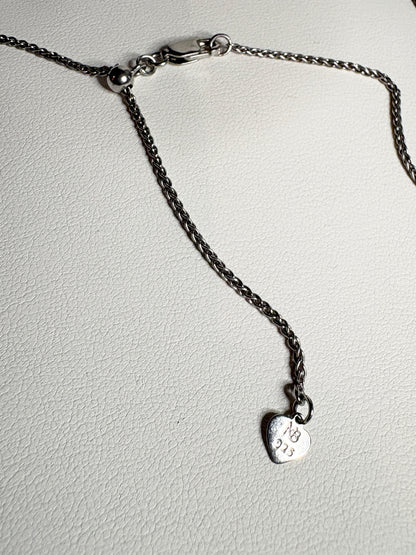 Nicole Barr Enameled Aqua Butterfly and Diamond Pendant Necklace in Adjustable Sterling Silver