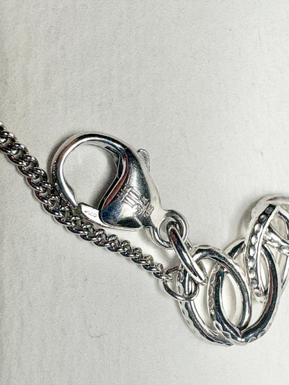 Textured Oval Charm Bracelet by James Avery size M 7.5"