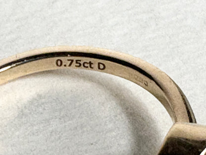 Pandora Infinite Solid 14k .75ct Lab Grown Ring size 54 or 7