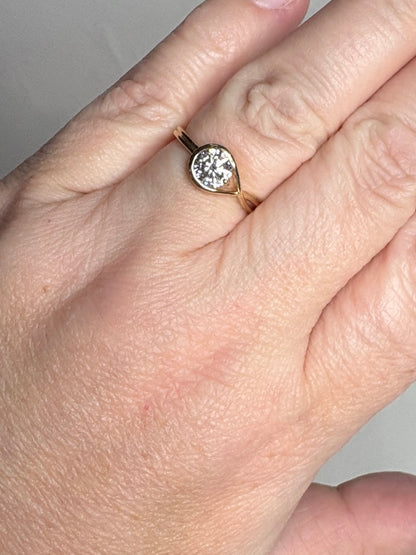 Pandora Infinite Solid 14k .75ct Lab Grown Ring size 54 or 7