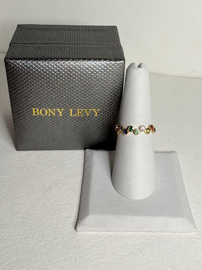 Bony Levy Colorful Bubble Ring Solid 18k Gold size 7