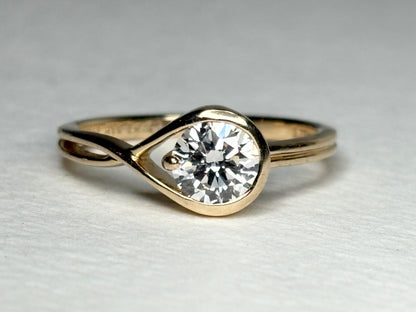 Pandora Infinite Solid 14k .75ct Lab Grown Ring size 54 or 7