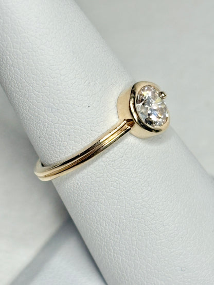 Pandora Infinite Solid 14k .75ct Lab Grown Ring size 54 or 7