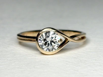 Pandora Infinite Solid 14k .75ct Lab Grown Ring size 54 or 7
