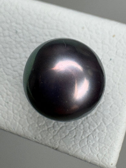 Naturally Purple Freshwater Cultured Pearl Studs Sterling Silver 7mm