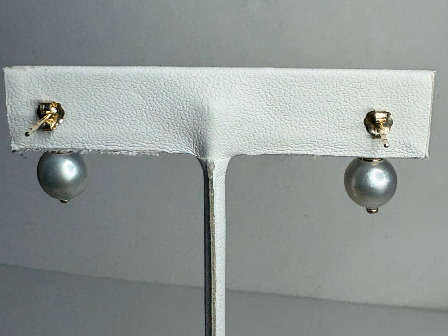 South Sea Drop Earrings Solid 9k Gold 8-9mm