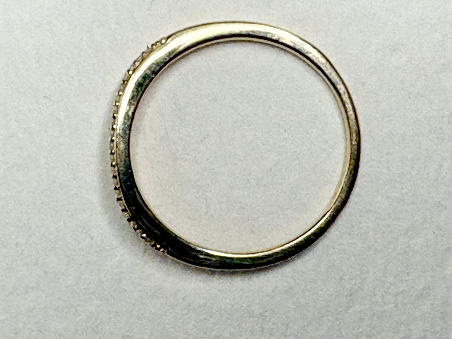 Micro Pave Natural Diamond Ring by Mejuri size 6