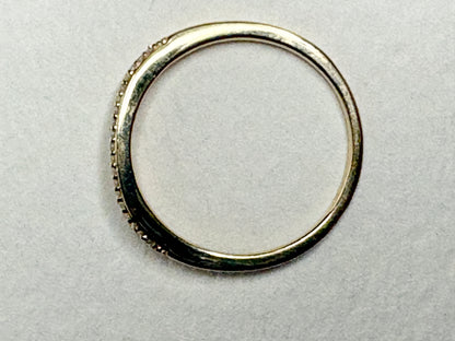 Micro Pave Natural Diamond Ring by Mejuri size 6