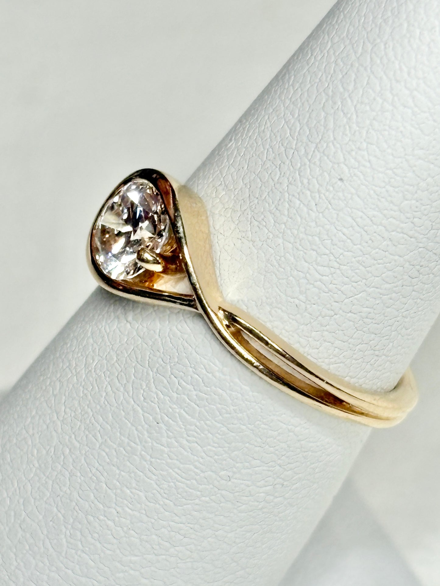 Pandora Infinite Solid 14k .75ct Lab Grown Ring size 54 or 7
