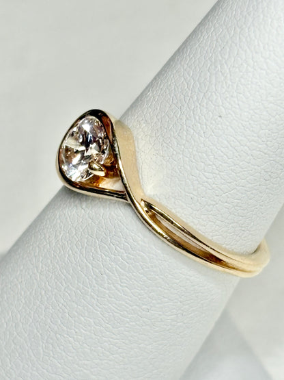 Pandora Infinite Solid 14k .75ct Lab Grown Ring size 54 or 7