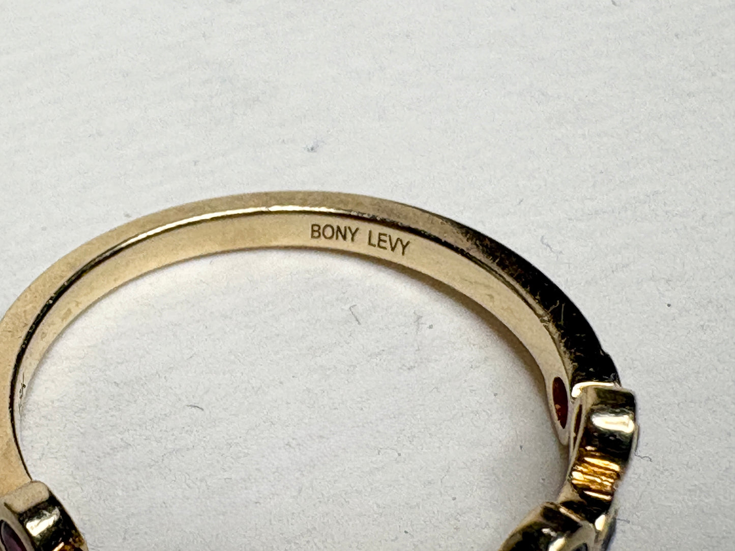 Bony Levy Colorful Bubble Ring Solid 18k Gold size 7
