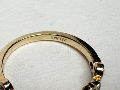 Bony Levy Colorful Bubble Ring Solid 18k Gold size 7