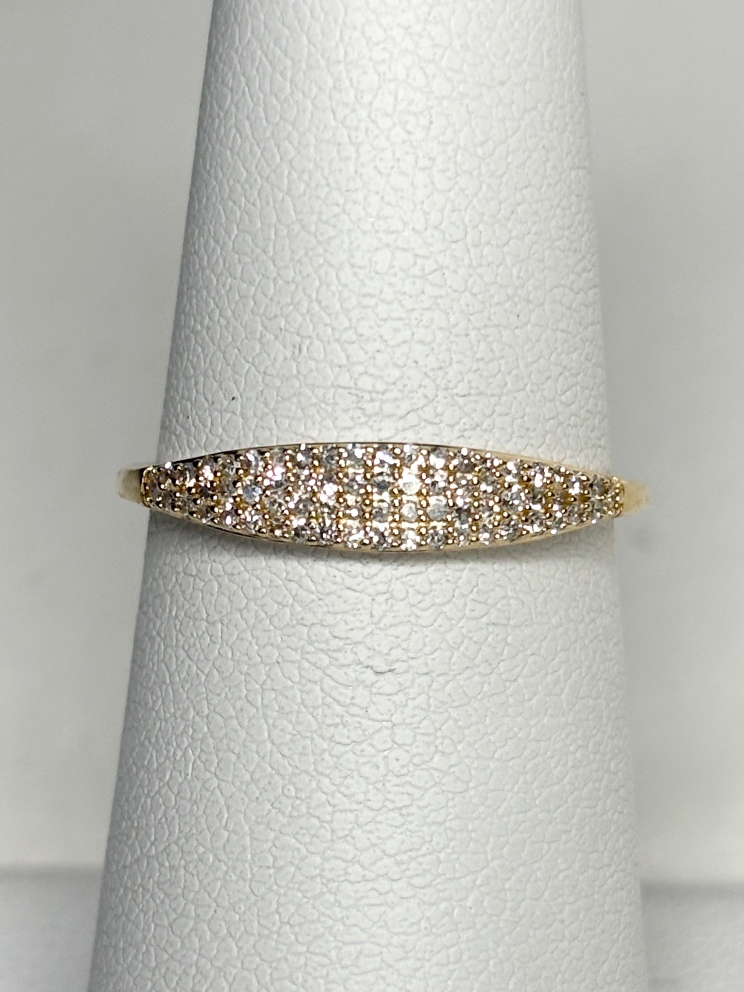 Micro Pave Natural Diamond Ring by Mejuri size 6