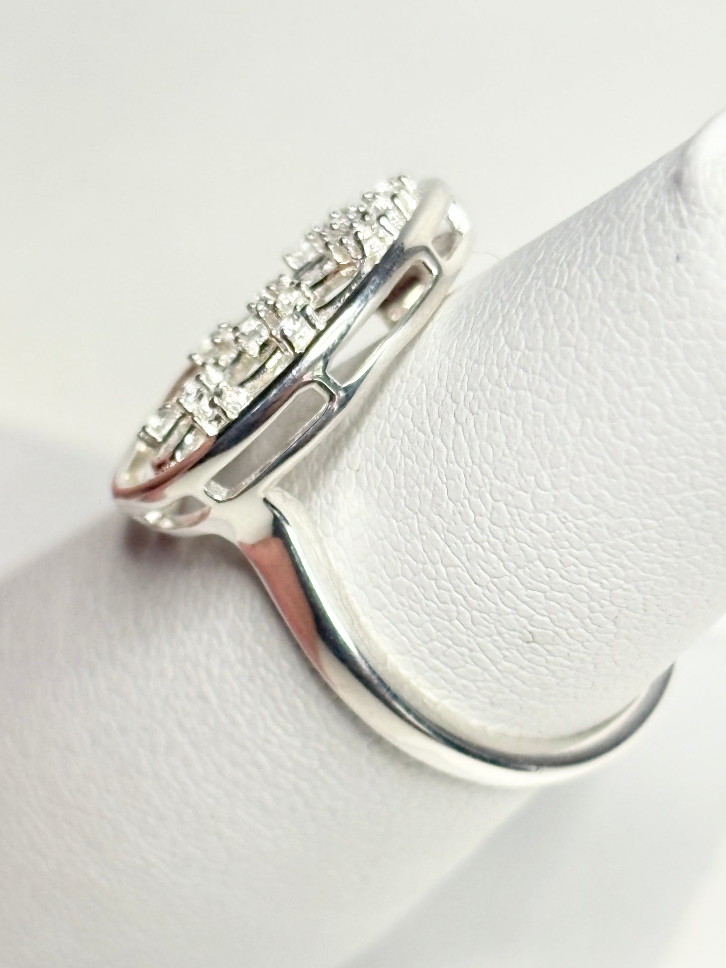 Tree of Life Ring with Natural Zircon Sterling Silver size 5