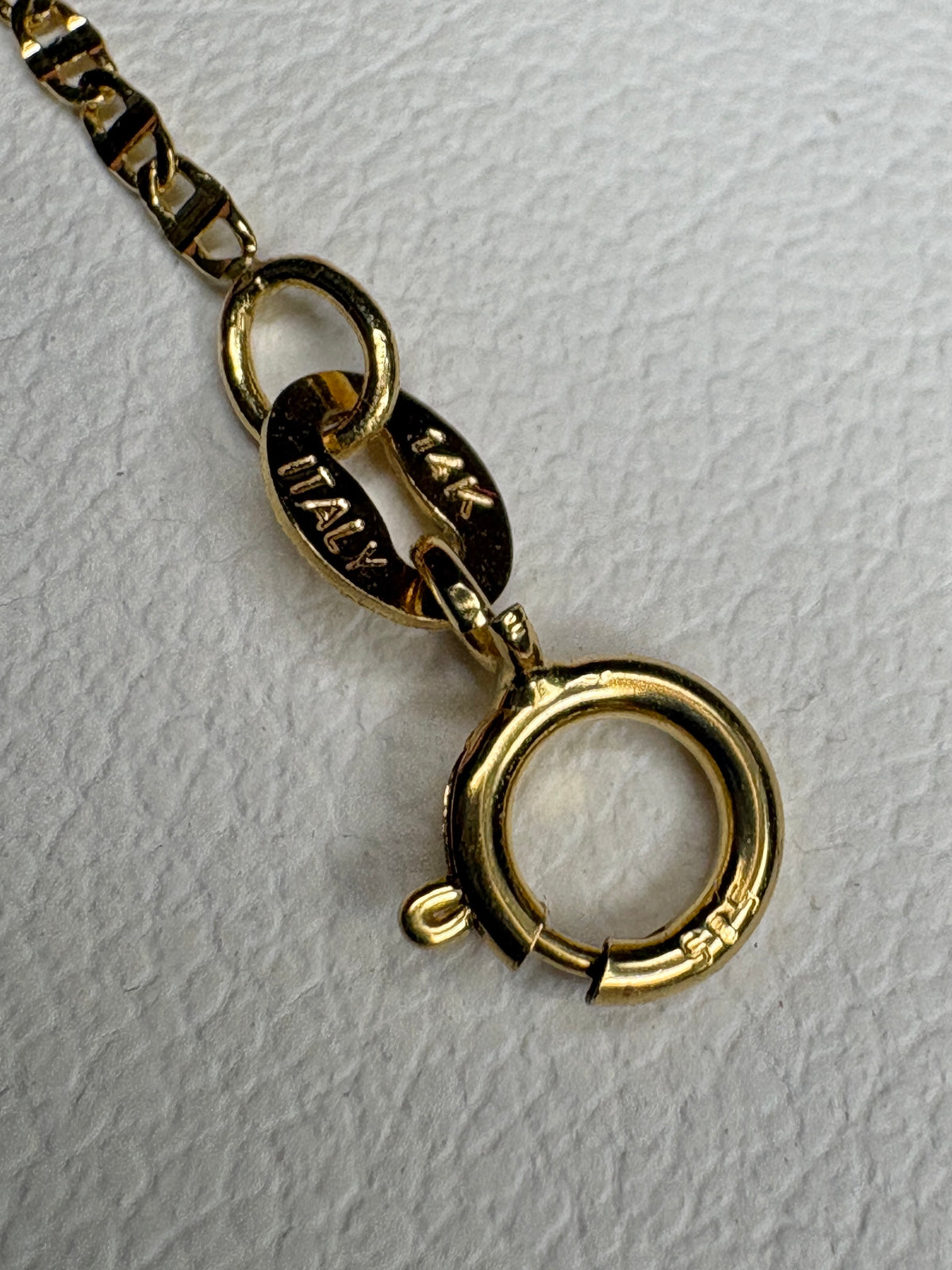 Mariner Link Chain Bracelet Solid 14k Gold by Bony Levy  7.25"