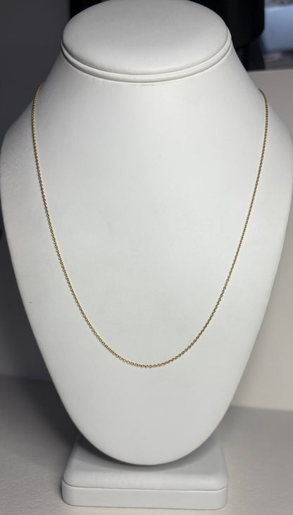 Nicole Barr 18k over Sterling Silver Vermeil Adjustable Chain 20"