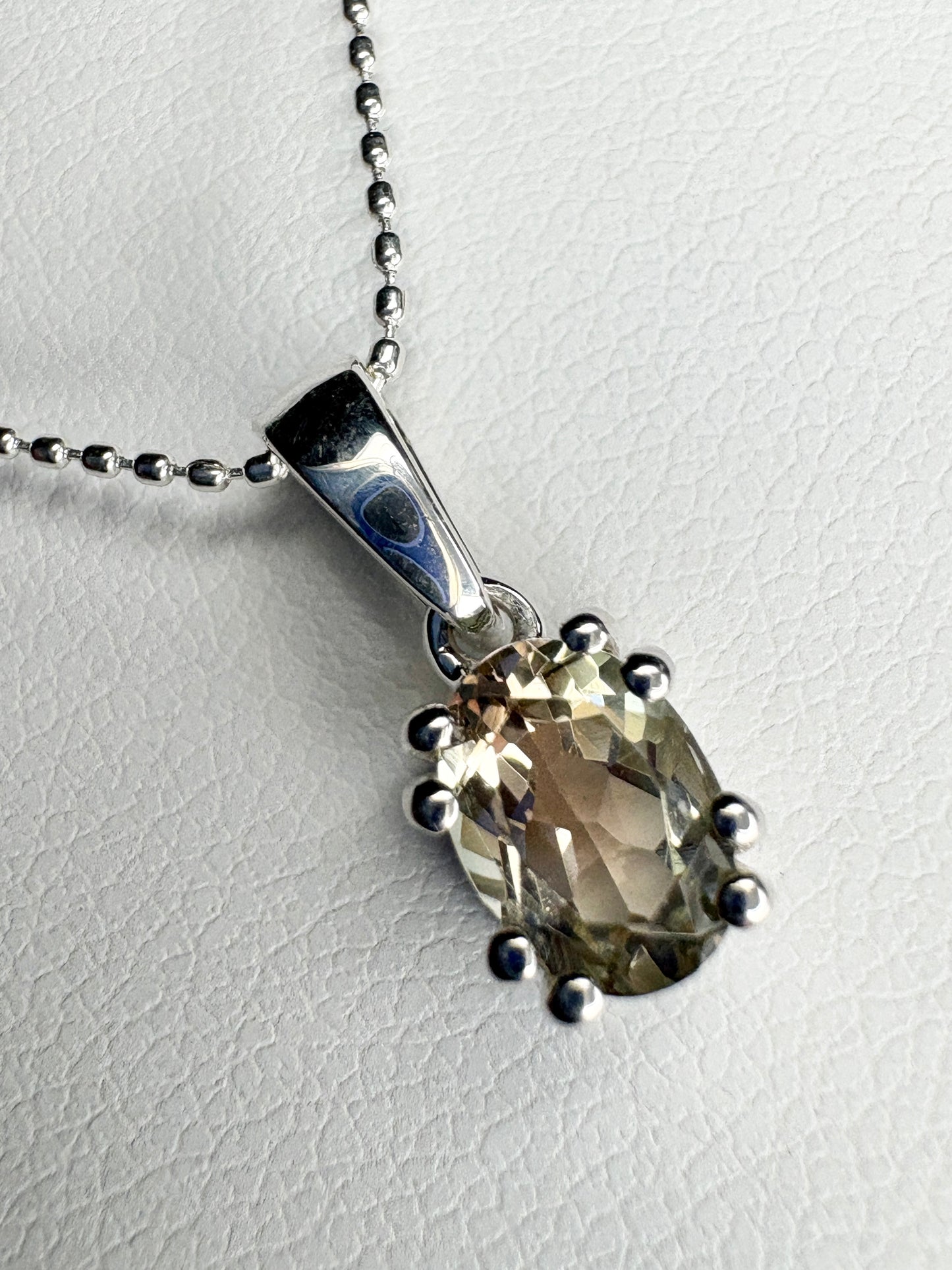 Bi Color Oregon Sunstone Solitaire Pendant Necklace Sterling Silver 18" (Copy)