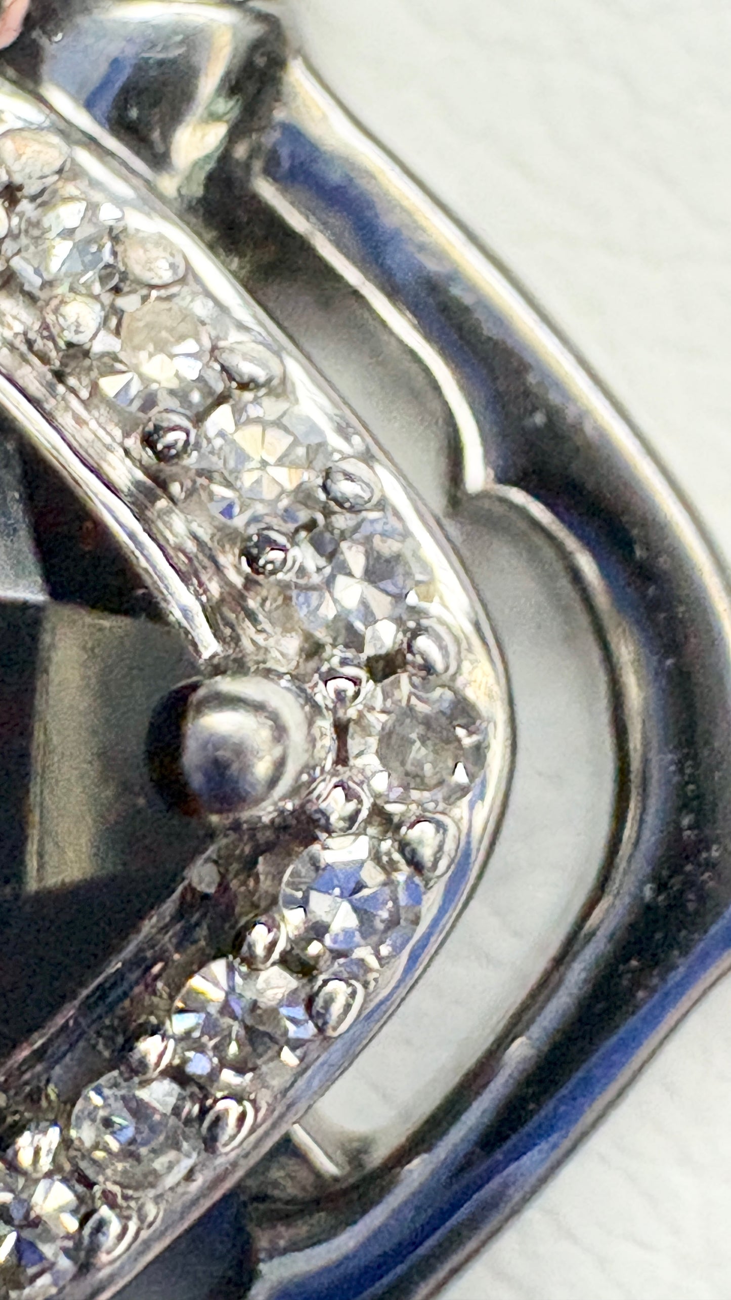 Disney Enchanted Villain Diamond and Spinel Halo Pendant Necklace Sterling Silver 18"