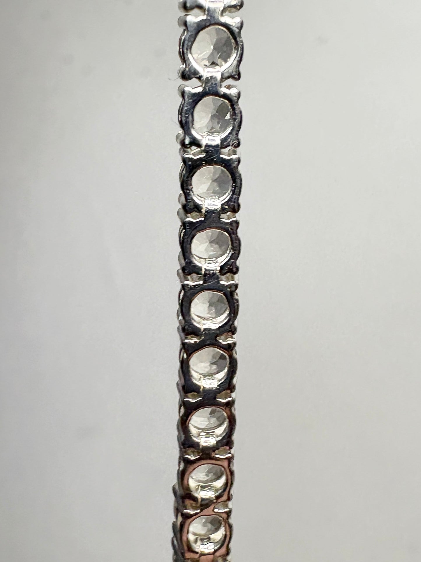 Yellow Oregon Sunstone Tennis Bracelet in Sterling Silver 7.5"