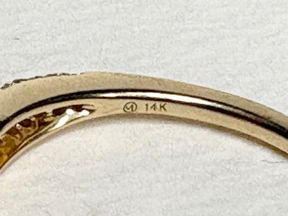 Micro Pave Natural Diamond Ring by Mejuri size 6