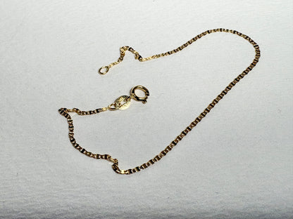 Mariner Link Chain Bracelet Solid 14k Gold by Bony Levy  7.25"