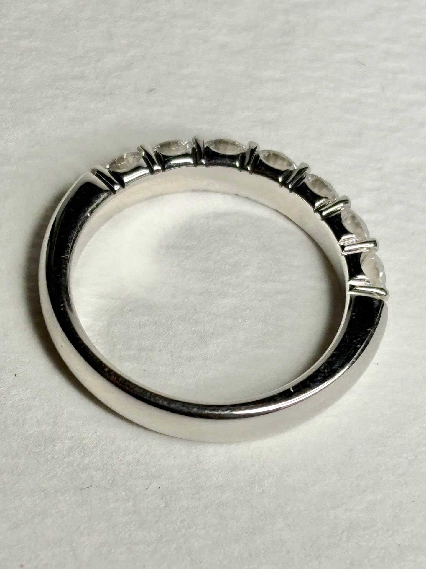 Natural Diamond Anniversary Band Ring by Benchmark Solid 14k gold size 7 - New Life Jewelry