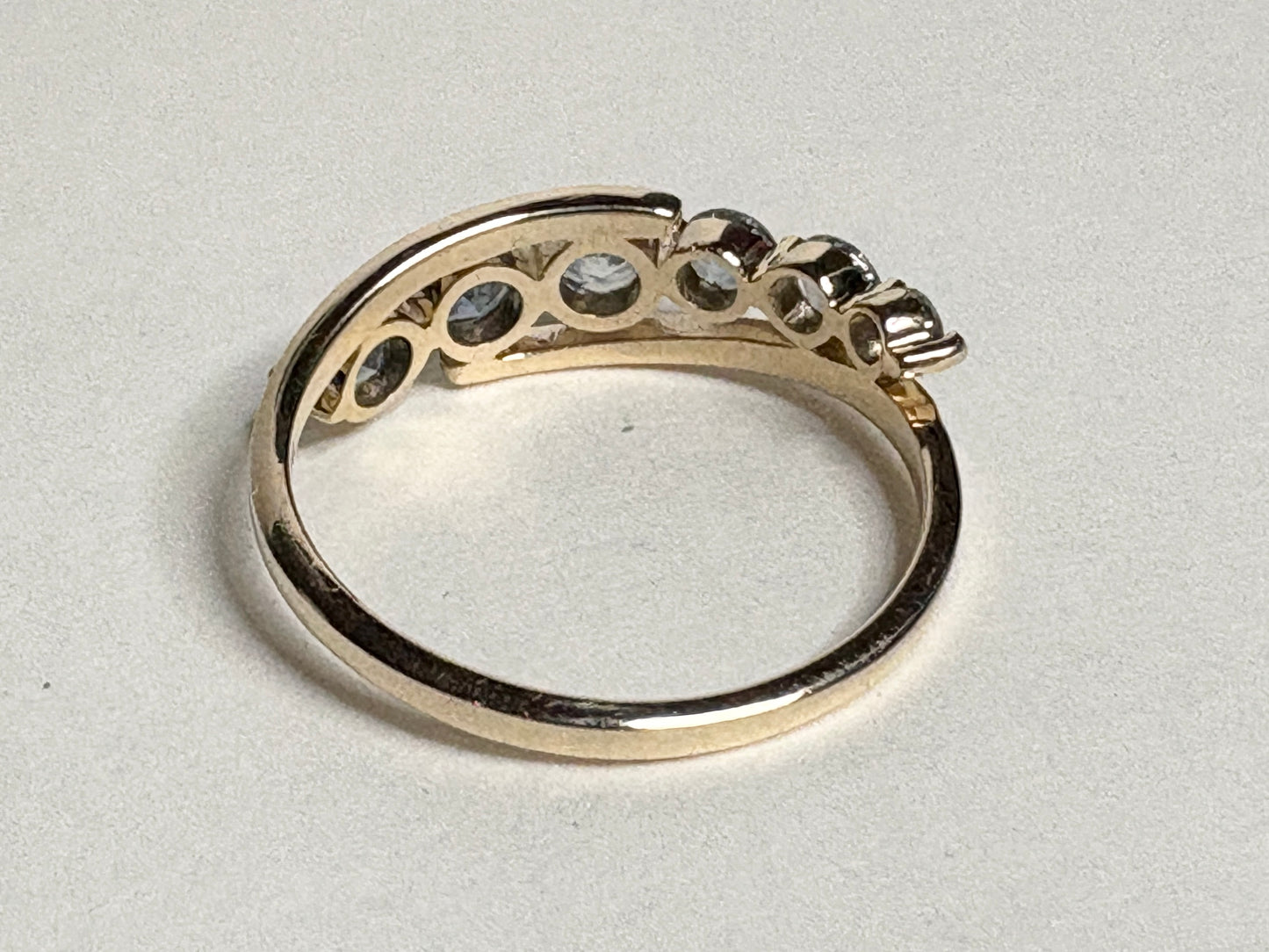 Untreated Montana Sapphire Ring 9k Gold size 8