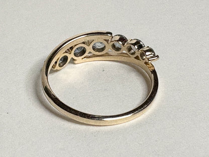 Untreated Montana Sapphire Ring 9k Gold size 8
