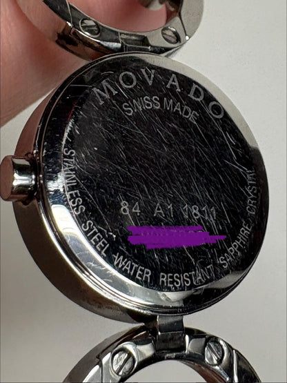 Ladies Movado Ono Wristwatch with Museum Dial and Natural Diamond Bracelet 8" - NewLifeJewelryVault