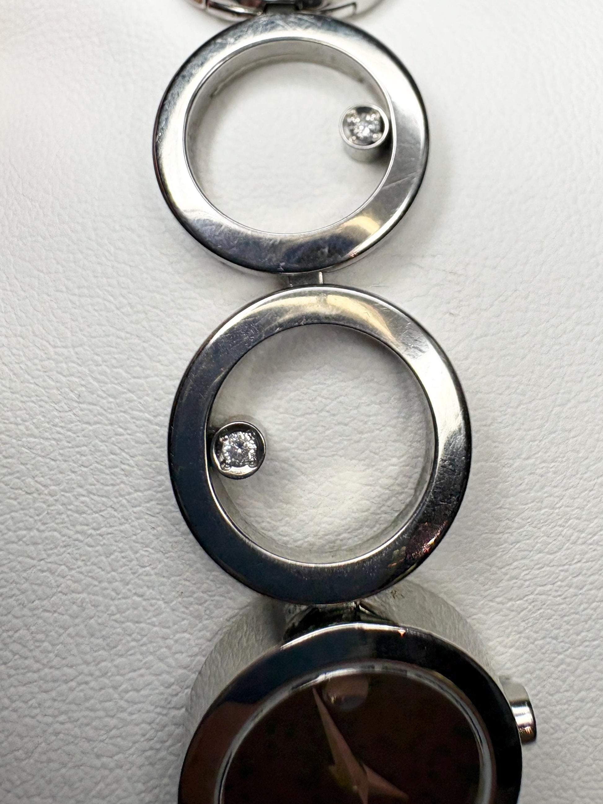 Ladies Movado Ono Wristwatch with Museum Dial and Natural Diamond Bracelet 8" - NewLifeJewelryVault