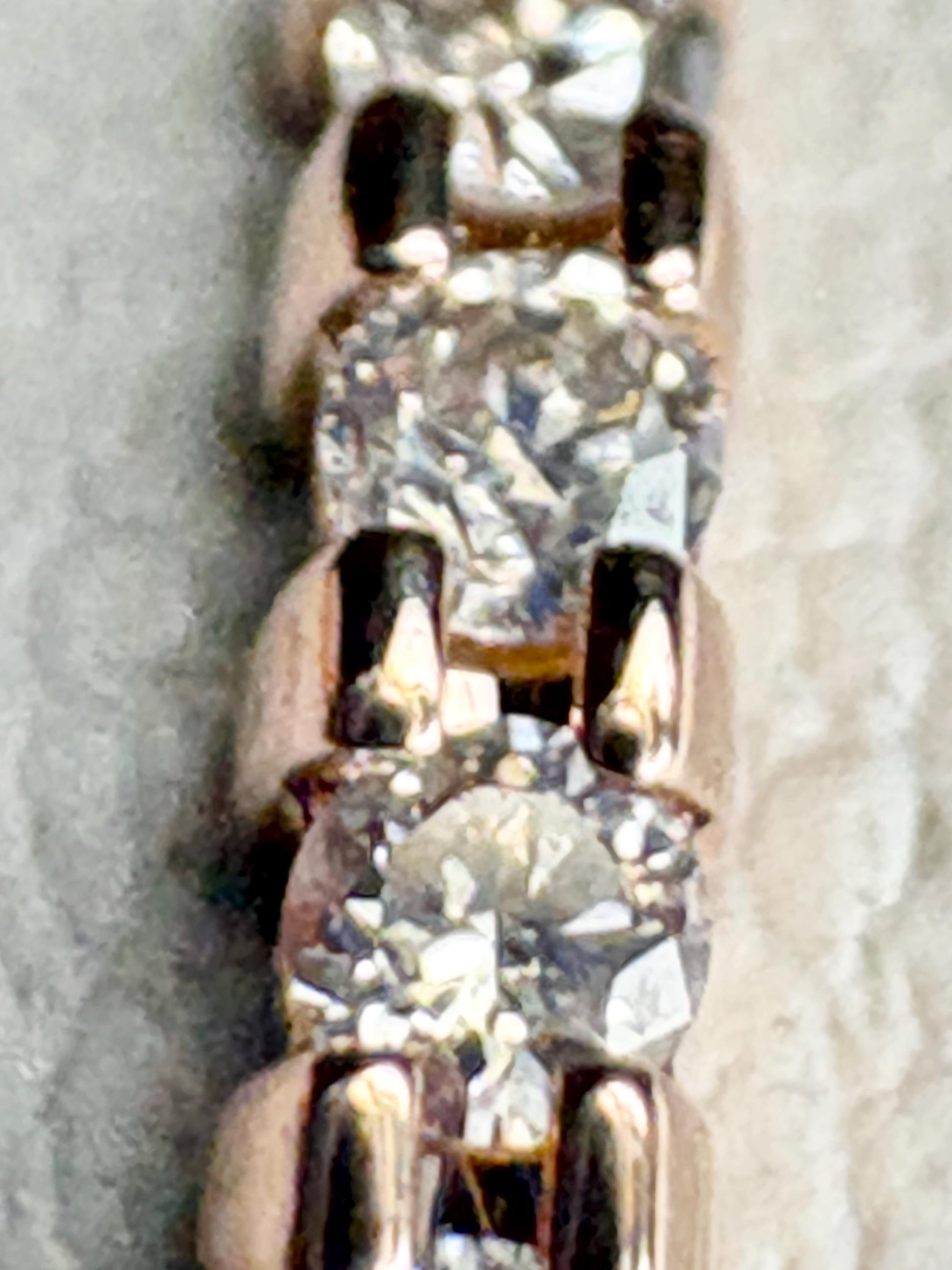 Diamond Band Ring Solid 14k Rose Gold .20ctw size 7.5 - NewLifeJewelryVault