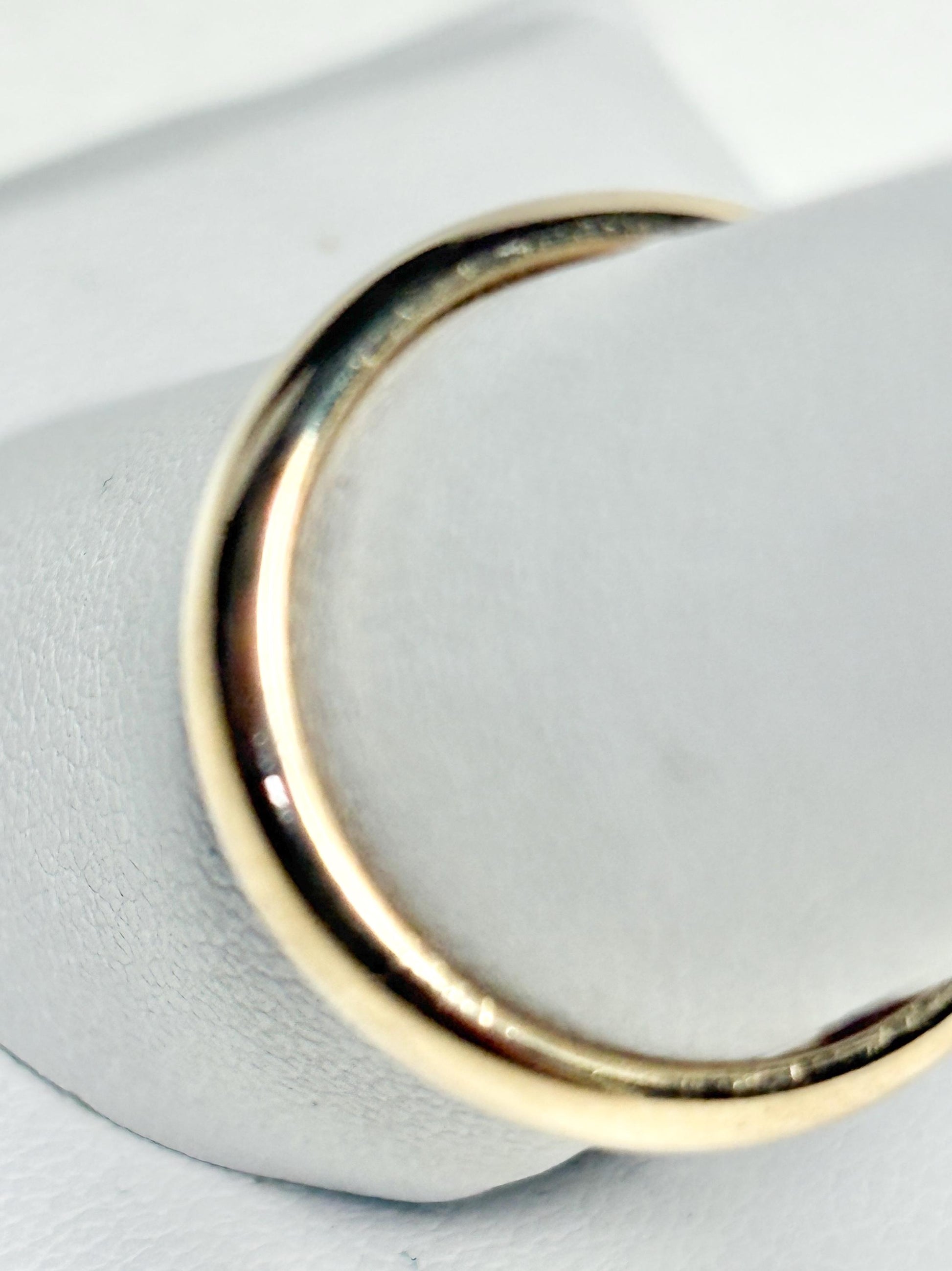 Solid 14k Gold 4.25mm Band Ring 4.5g Size 7.25 - NewLifeJewelryVault
