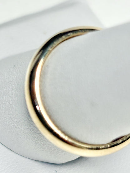 Solid 14k Gold 4.25mm Band Ring 4.5g Size 7.25 - NewLifeJewelryVault
