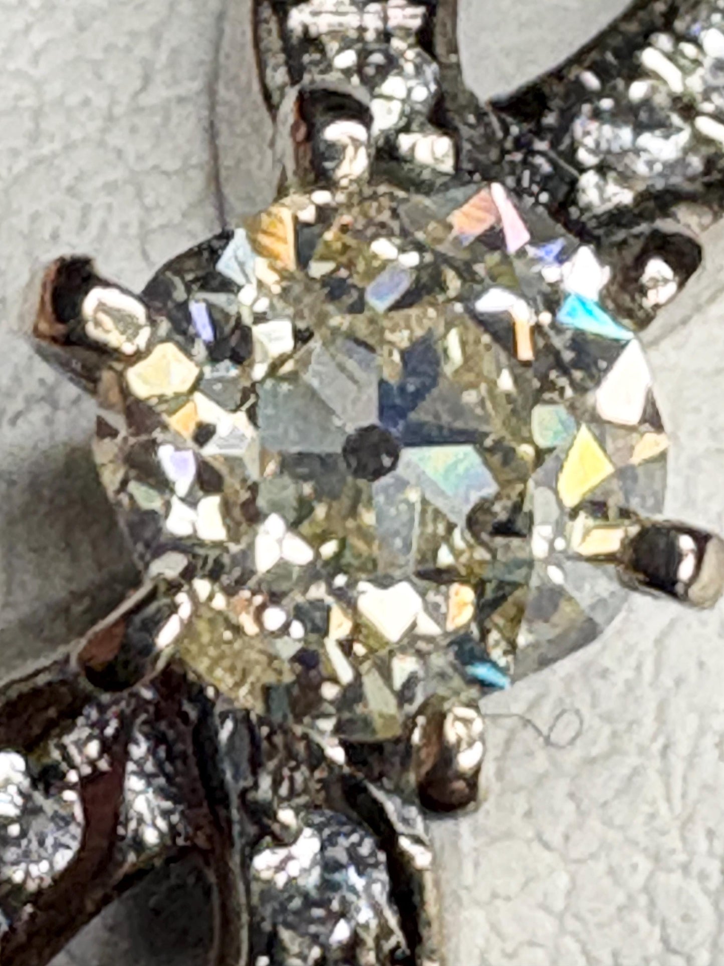 Old Mine Cut Cape Diamond White Diamond Accents 18k White Gold Band Ring .71ctw size 6.25 - NewLifeJewelryVault