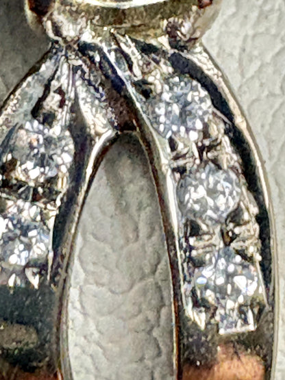 Old Mine Cut Cape Diamond White Diamond Accents 18k White Gold Band Ring .71ctw size 6.25 - NewLifeJewelryVault