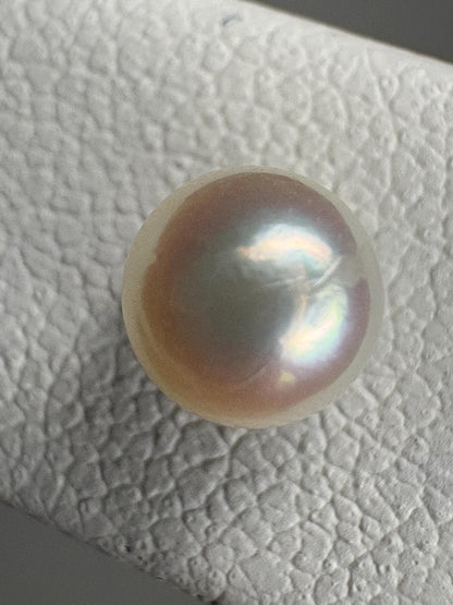 Akoya Cultured Pearl Stud Earrings in Sterling Silver 5.2mm - NewLifeJewelryVault
