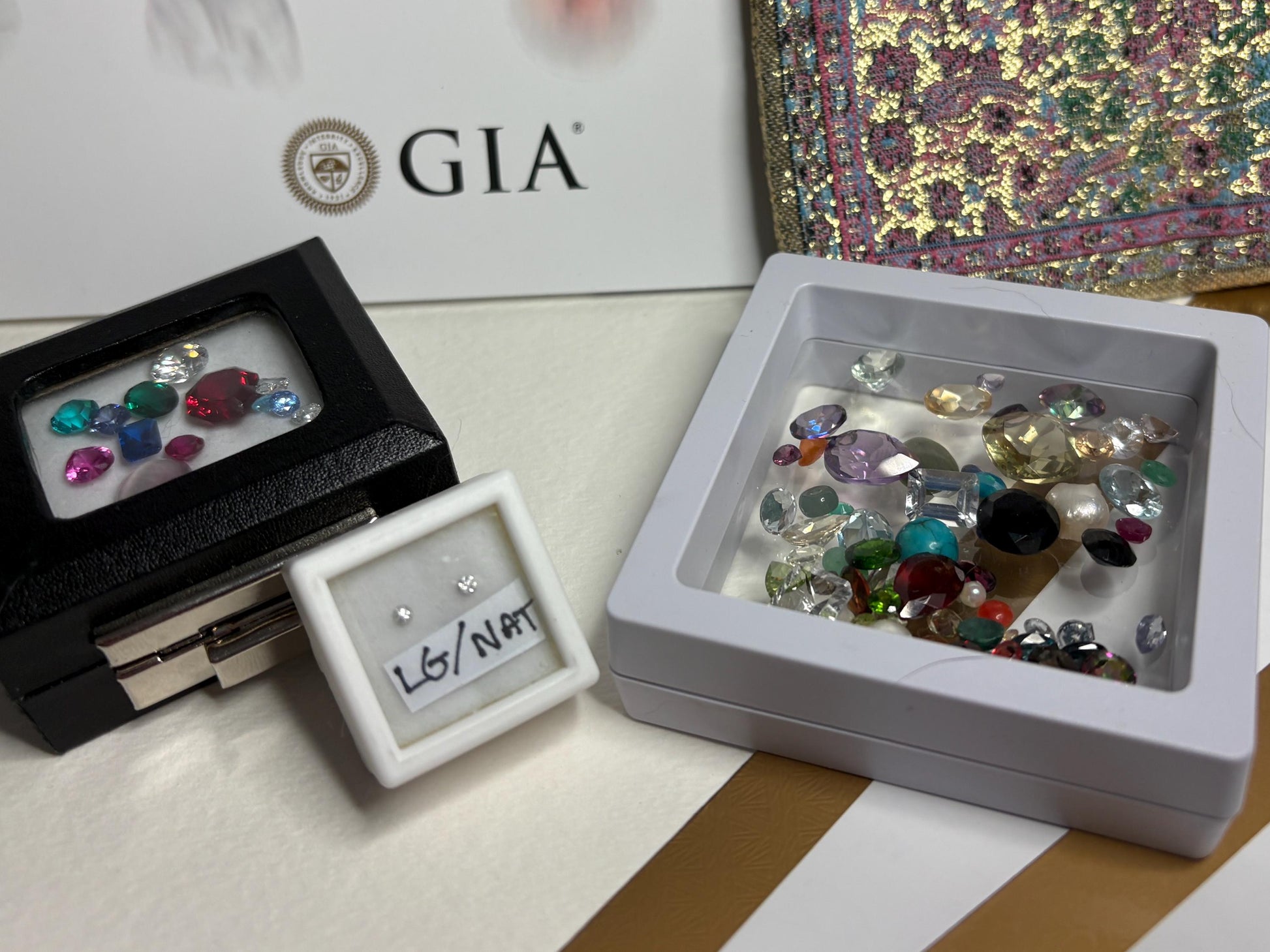 Mixed Natural and Simulant Gemstone Collection with Book and More PLEASE READ - NewLifeJewelryVault