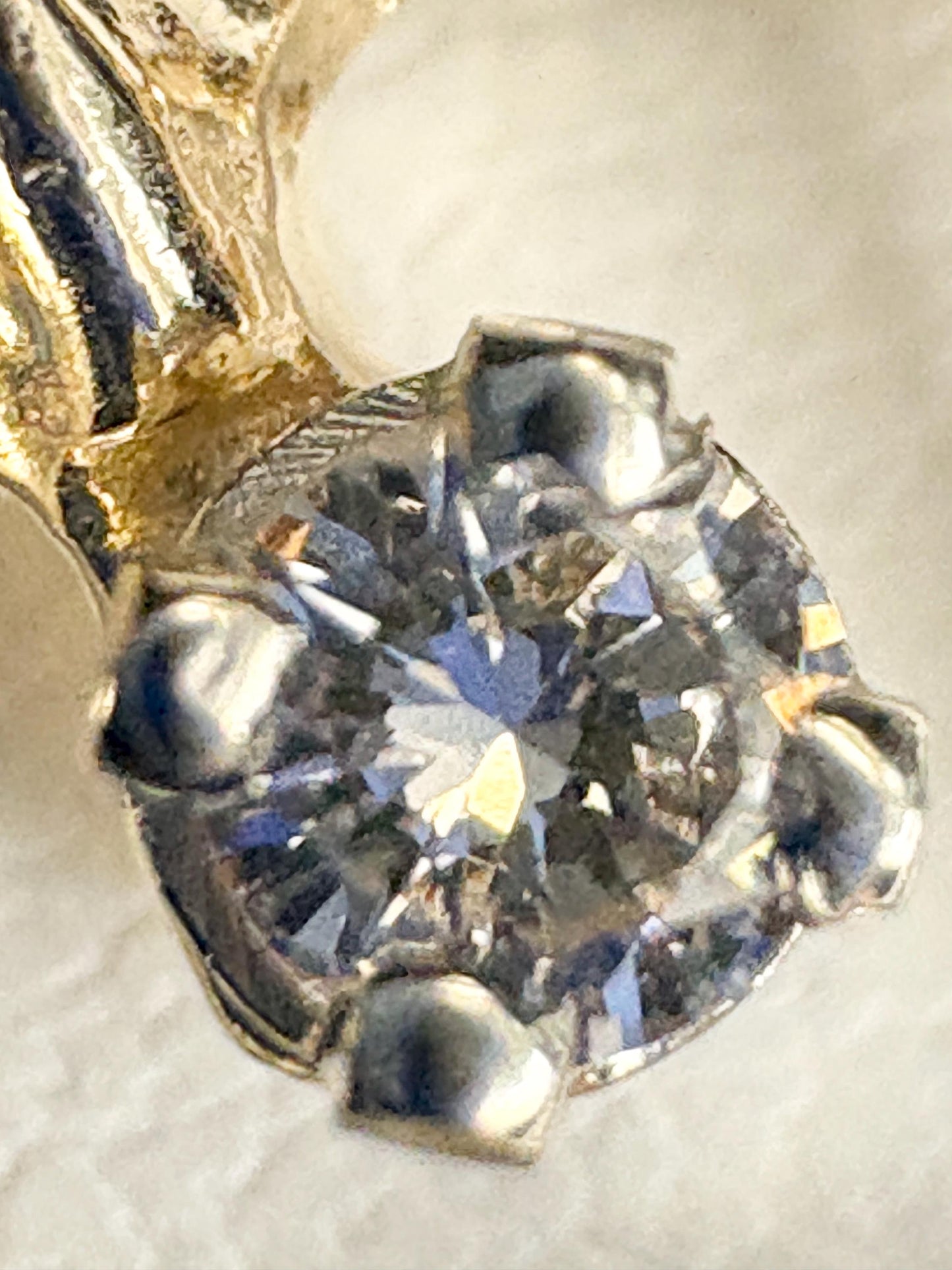 Black Hills Gold Free Form Diamond Heart Pendant Necklace Solid 10k With 14k Chain 18.5" - NewLifeJewelryVault