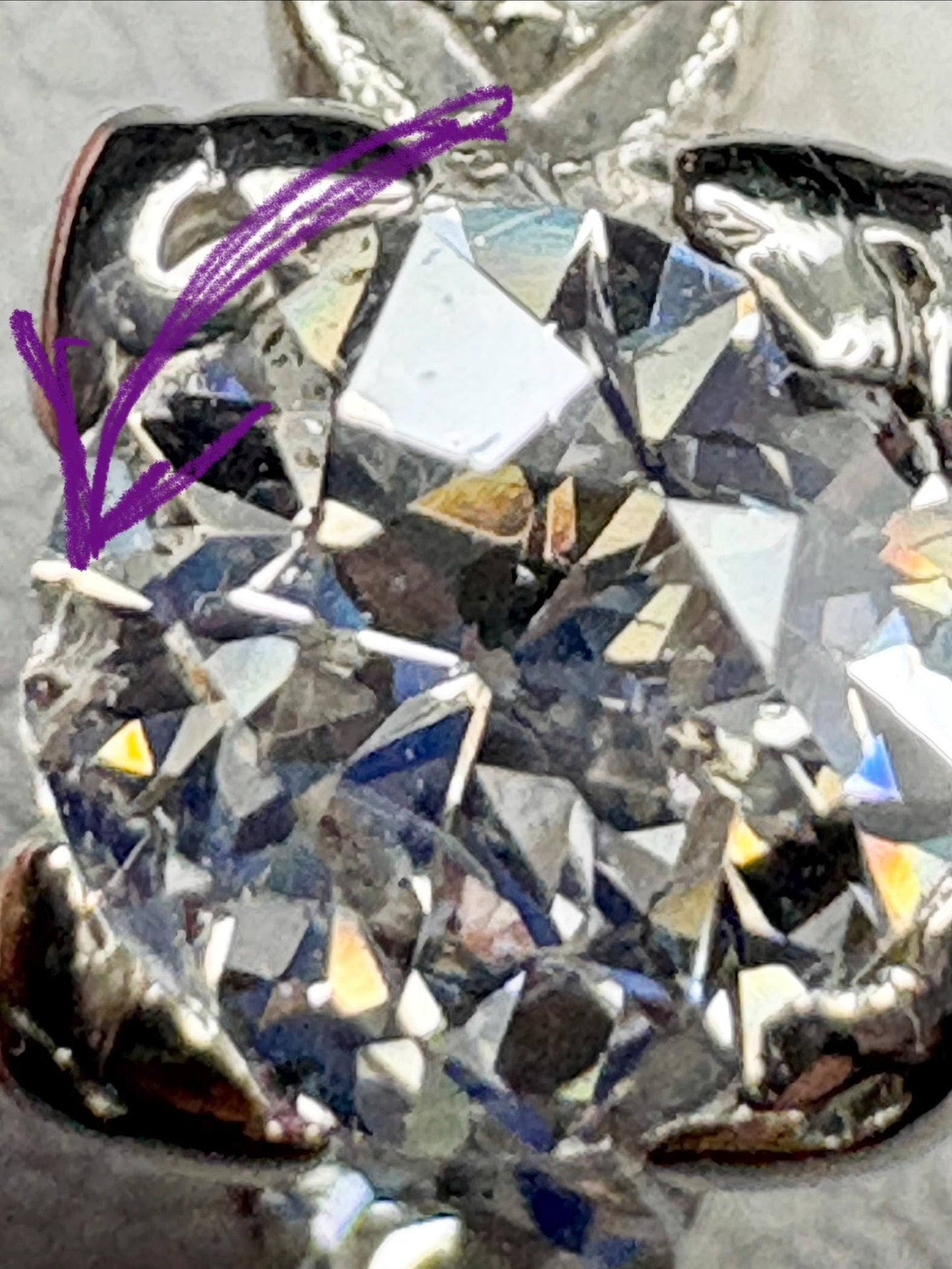 Retro Transition Cut Diamond Engagement Ring Two Tone 14k Gold size 5.25 - NewLifeJewelryVault