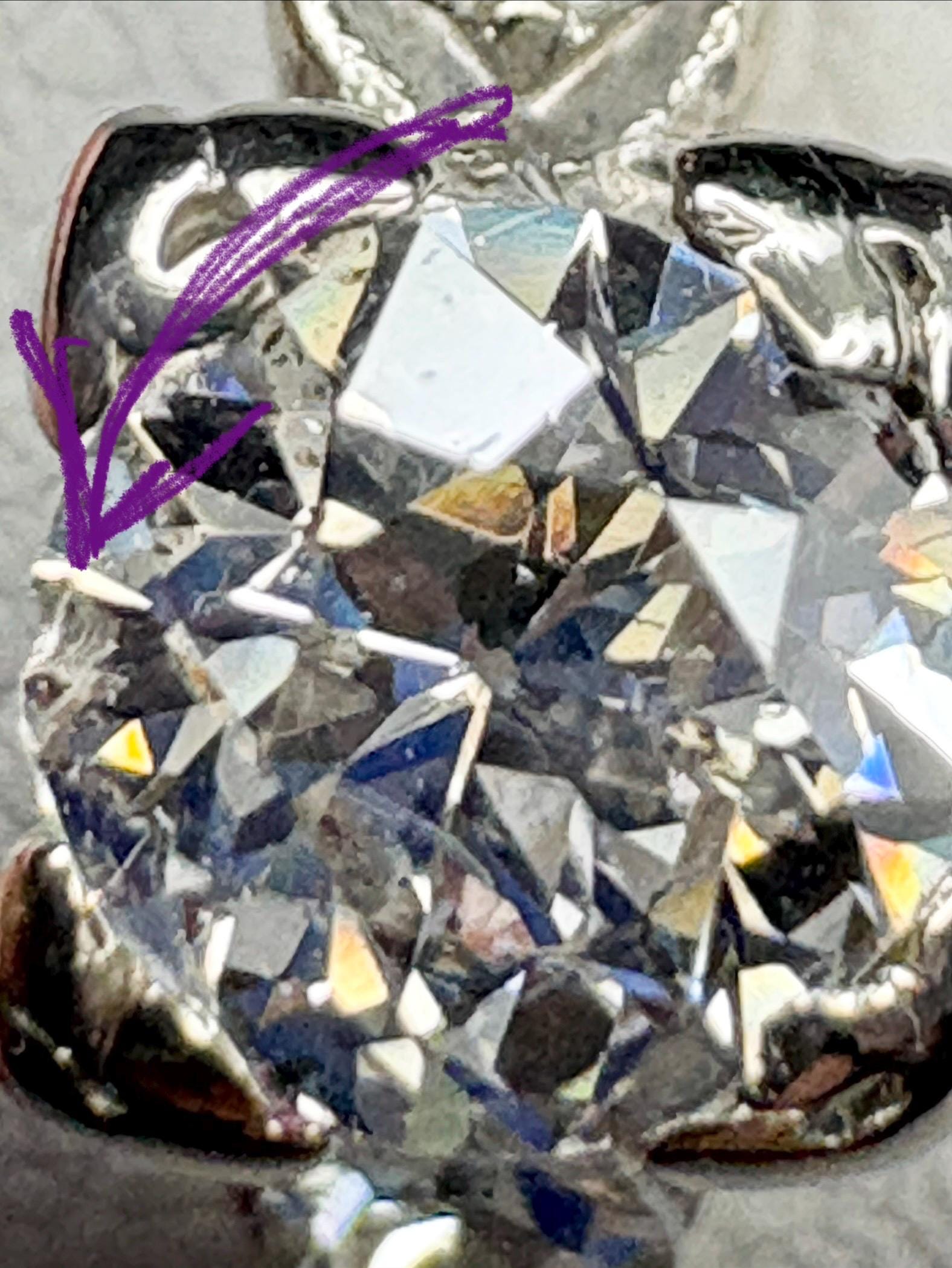 Retro Transition Cut Diamond Engagement Ring Two Tone 14k Gold size 5.25 - NewLifeJewelryVault