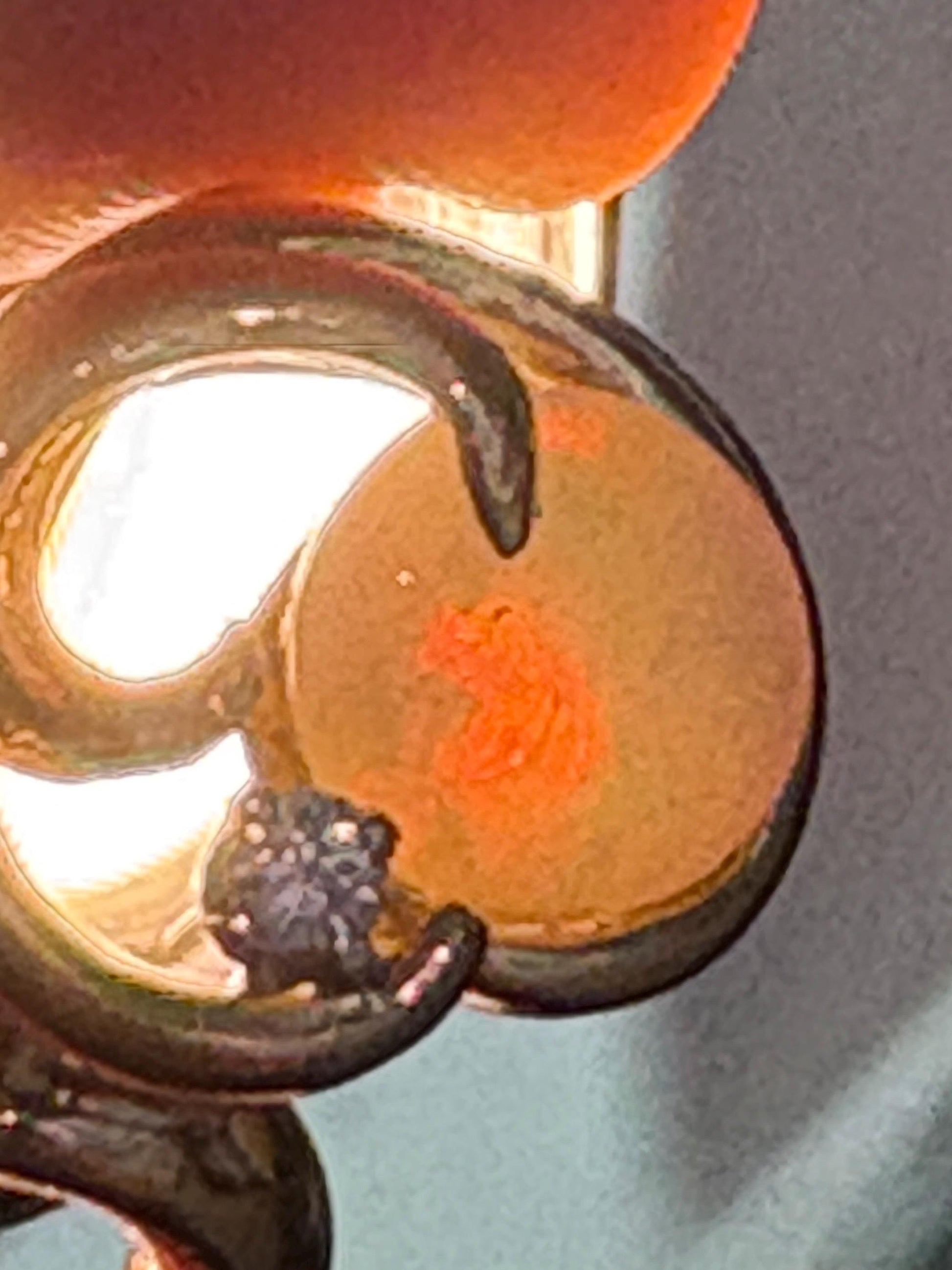 Australian Opal and Diamond Free-form Ring Solid 14k Gold 5g size 7.5 - NewLifeJewelryVault