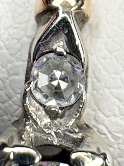 Retro Transition Cut Diamond Engagement Ring Two Tone 14k Gold size 5.25 - NewLifeJewelryVault