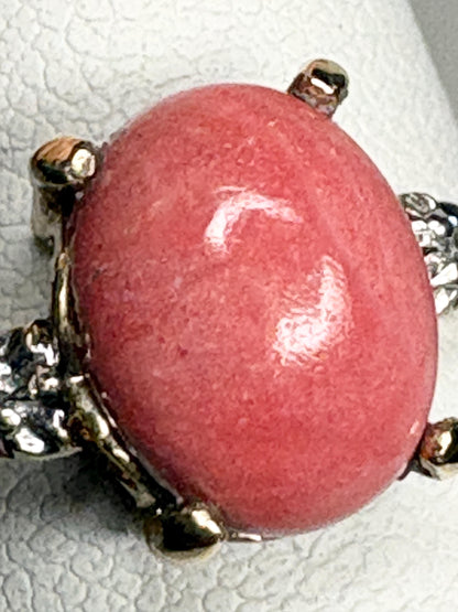 Oregon Sunset Opal and Diamond Ring 10k size 6.75 PLEASE READ - NewLifeJewelryVault