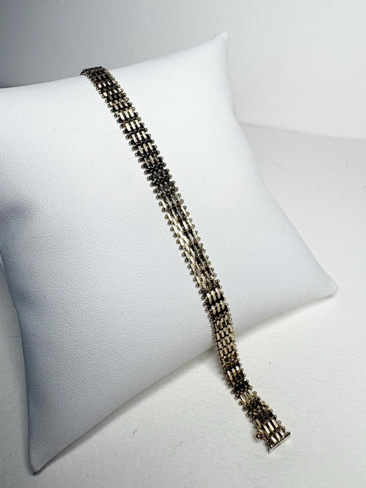Imperial Gold Riccio Bracelet Solid 14k Gold 11.9g 7.25" - NewLifeJewelryVault