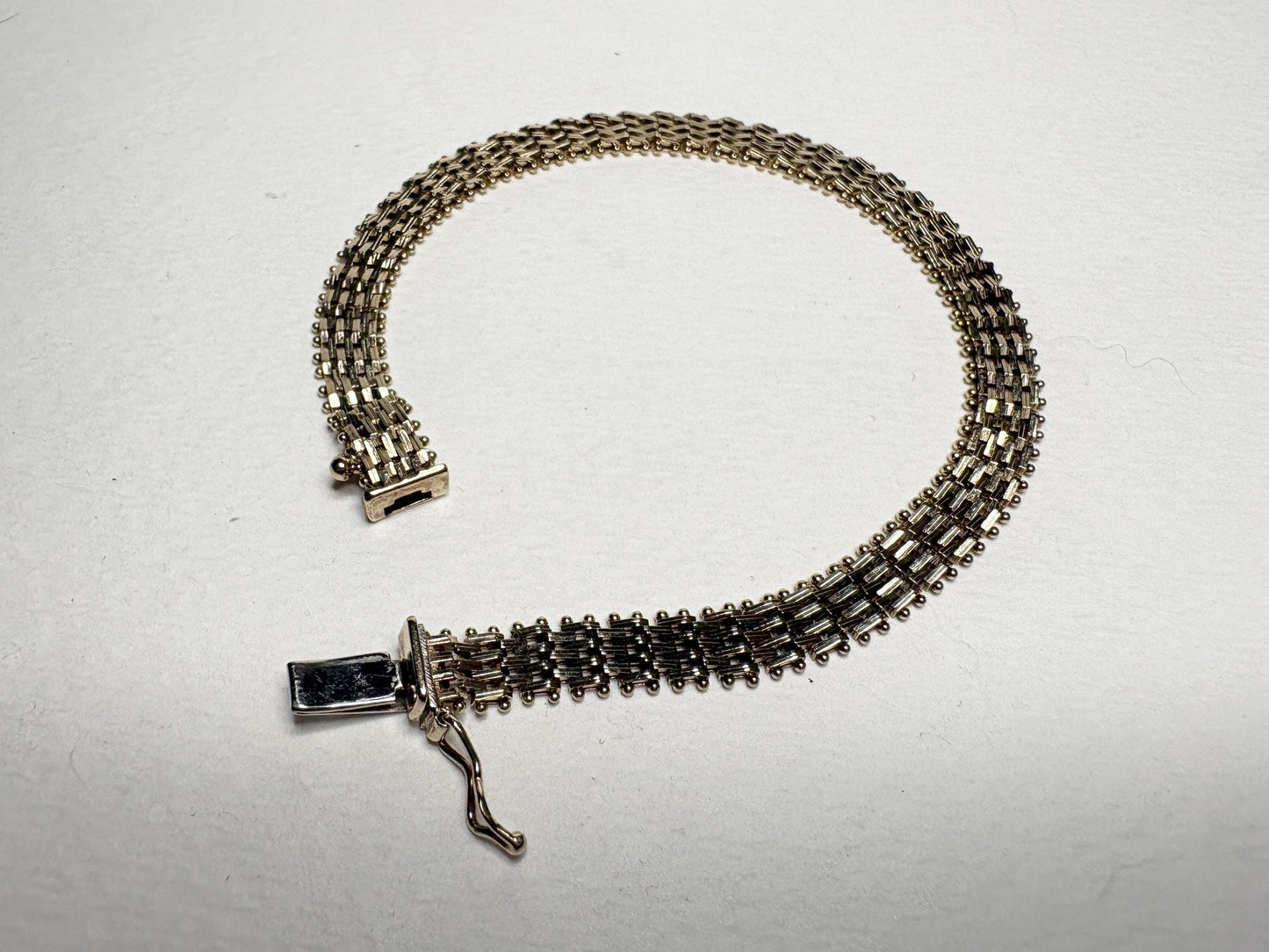 Imperial Gold Riccio Bracelet Solid 14k Gold 11.9g 7.25" - NewLifeJewelryVault
