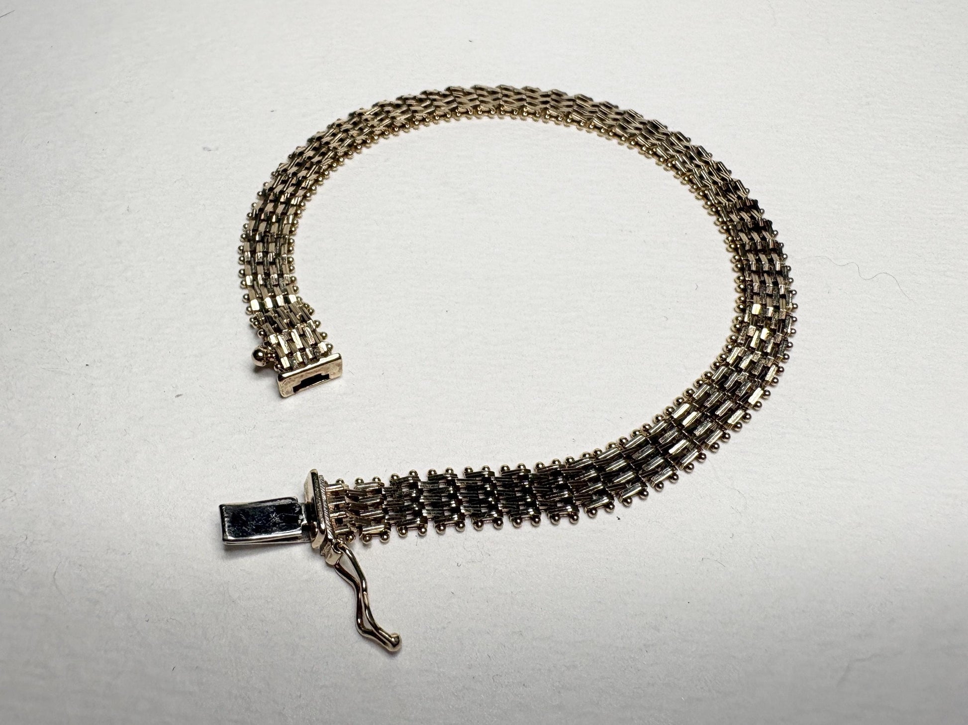Imperial Gold Riccio Bracelet Solid 14k Gold 11.9g 7.25" - NewLifeJewelryVault