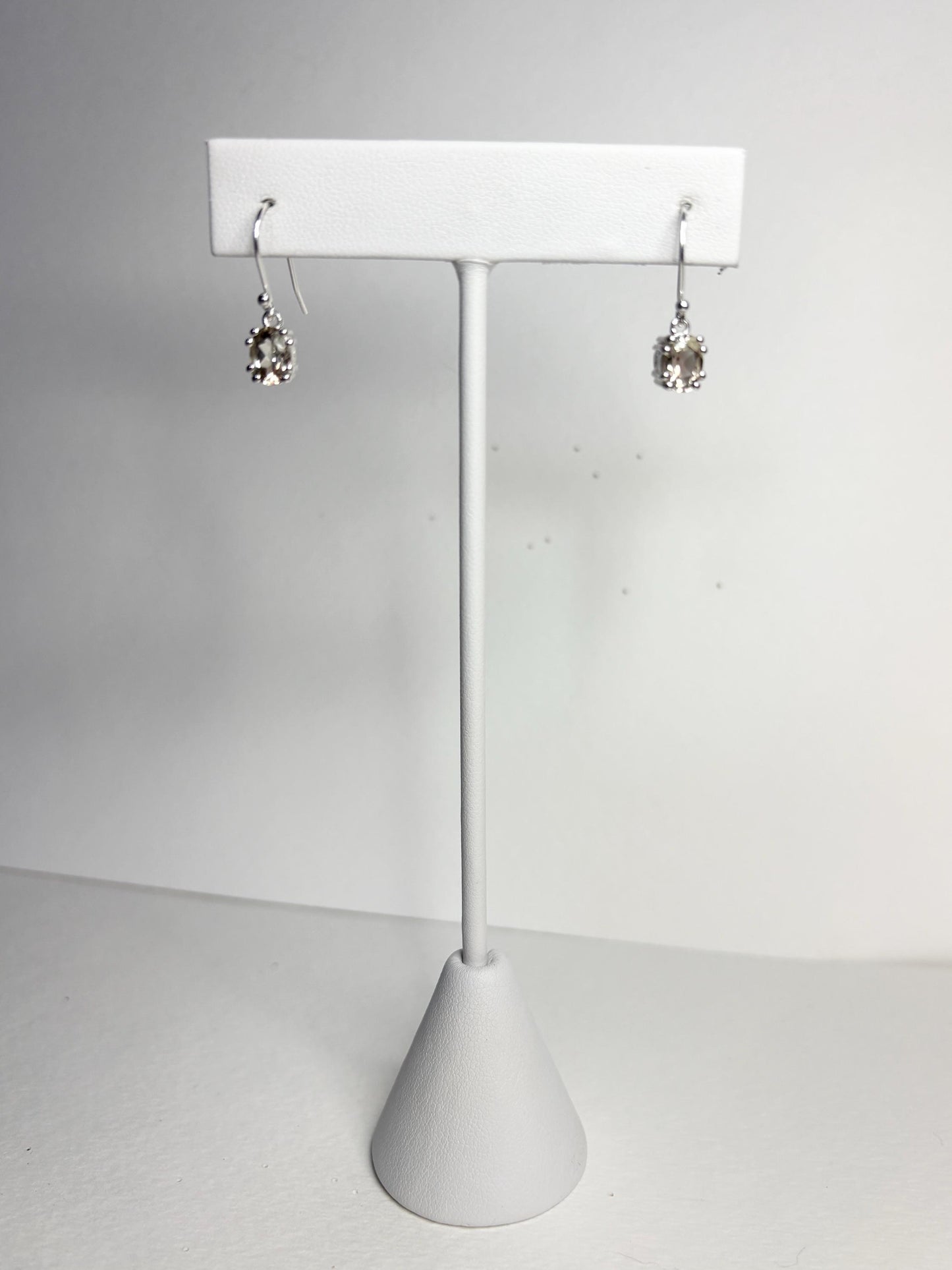 Oregon Sunstone Bi Color Dangle Drop Earrings Sterling Silver - NewLifeJewelryVault